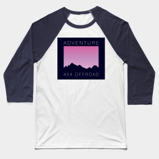 4x4 Offroad Adventure - Lilac Skies Baseball T-Shirt